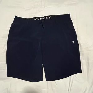Navy Blue Hurley Men's Chino Style Quick Dry 4-Way Stretch Hybrid Shorts SZ 40